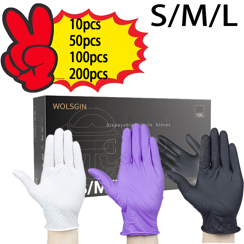 10/50/100/200 шт. одноразовых  – обзор и цена Medical Gloves