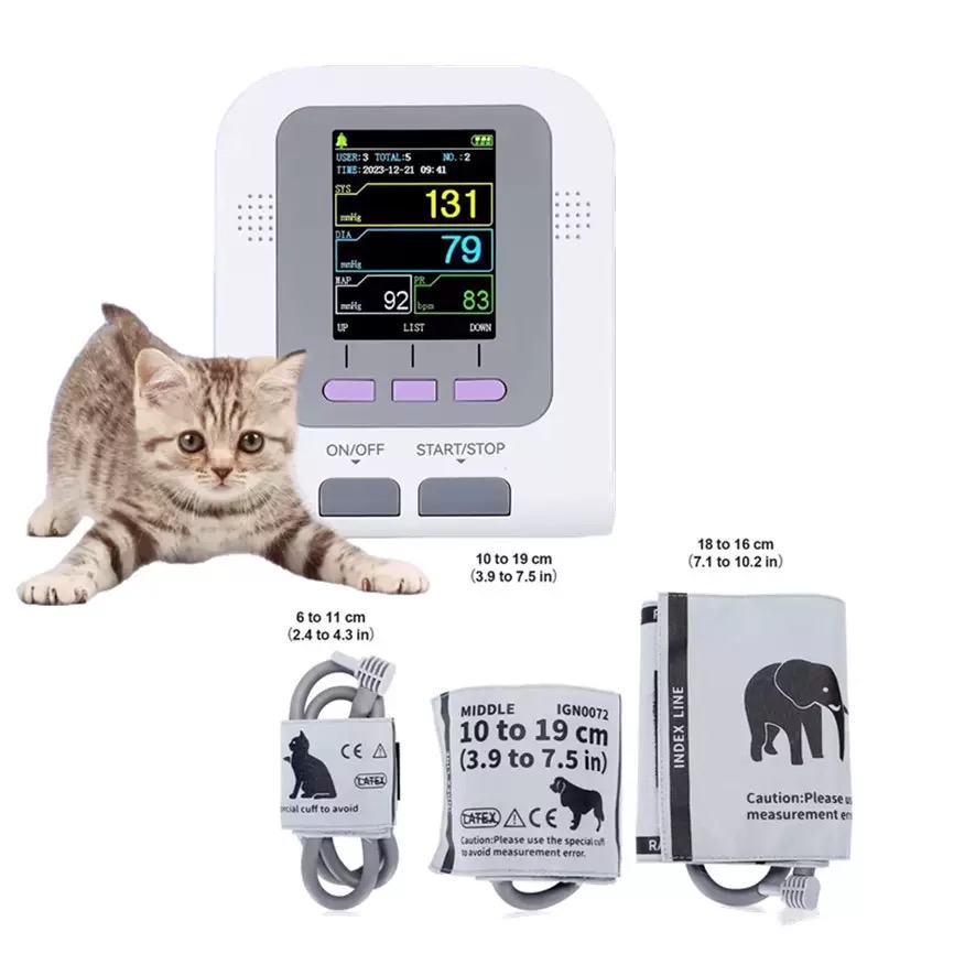 Ветеринарный тонометр CONTEC08 – обзор и цена Blood Pressure Monitor
