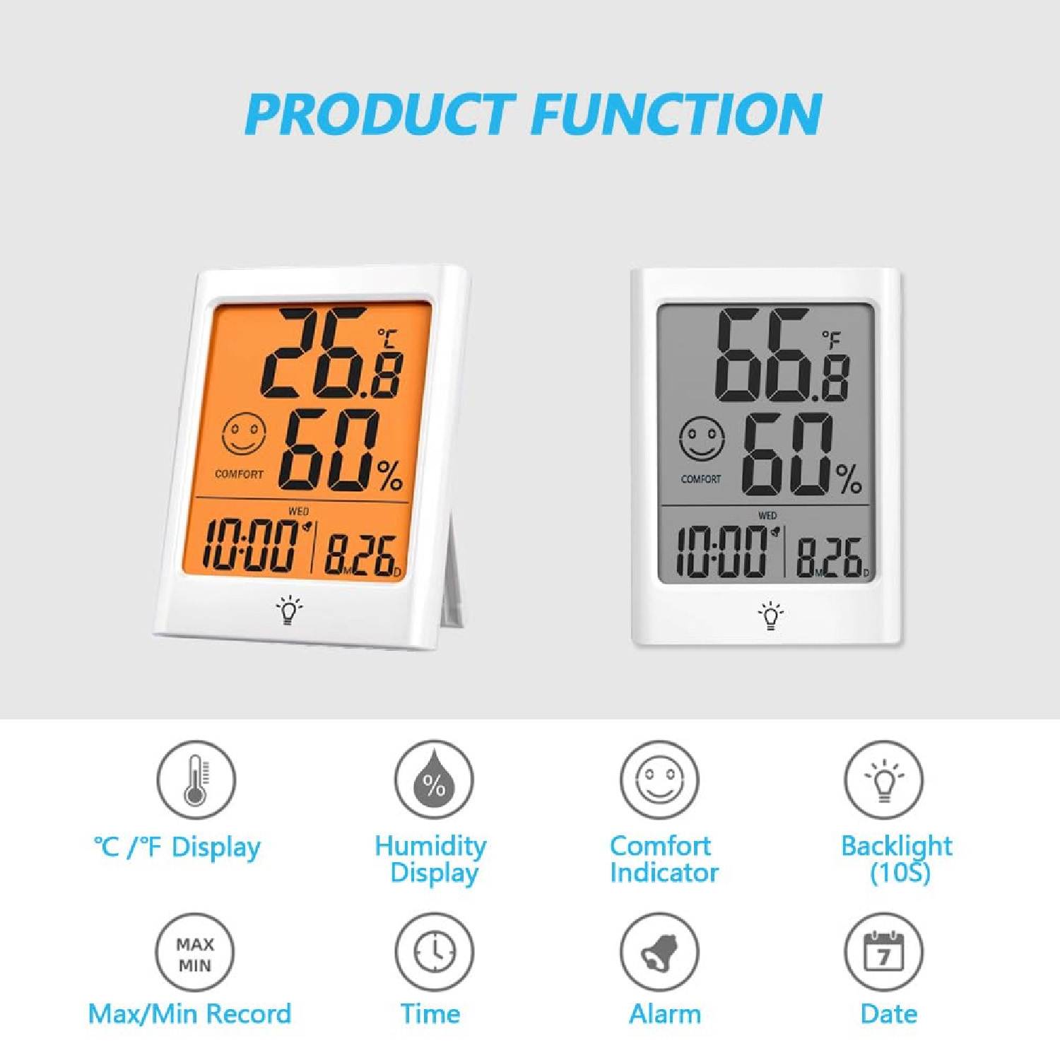 Цифровой термогигрометр Timloo – обзор и цена Thermometer Digital
